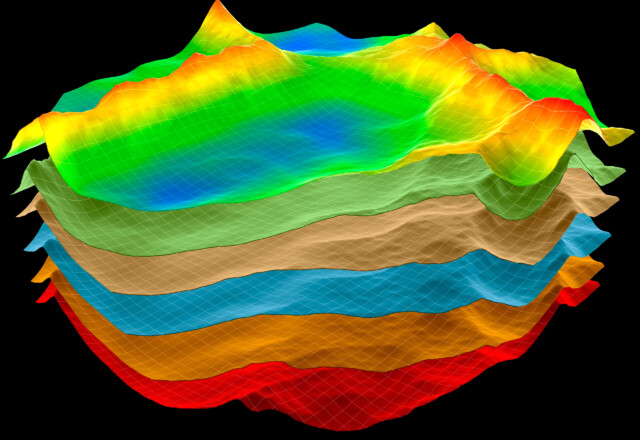 Dronenerhebung und Luftbildphotogrammetrie – Erstellung von 3D-Geländemodellen (DTM). Foto: © shutterstock Dronenerhebung und Luftbildphotogrammetrie – Erstellung von 3D-Geländemodellen (DTM). Foto: © shutterstock