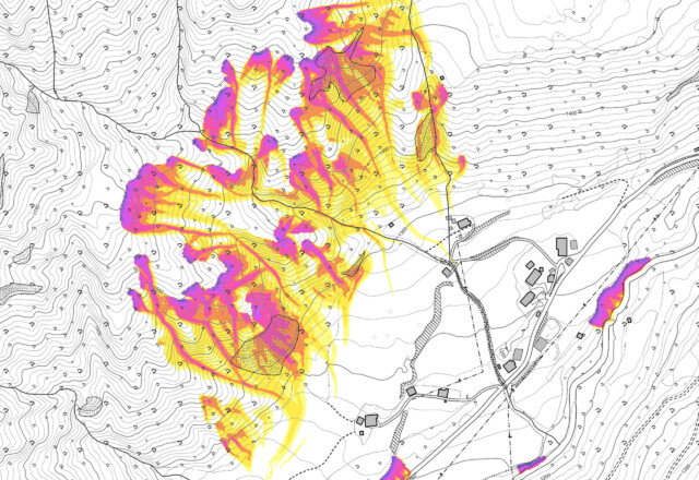 Gefahrenzonenkarte. Foto: © Geo3 Gefahrenzonenkarte. Foto: © Geo3
