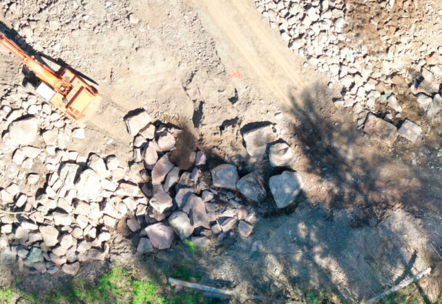 Studien und Projekte für Gruben und Steinbrüche – Ausarbeitung von georeferenzierten Orthofotos und 3D-Modellen vom Untersuchungsgebiet. Foto: © Geo3 Studien und Projekte für Gruben und Steinbrüche – Ausarbeitung von georeferenzierten Orthofotos und 3D-Modellen vom Untersuchungsgebiet. Foto: © Geo3